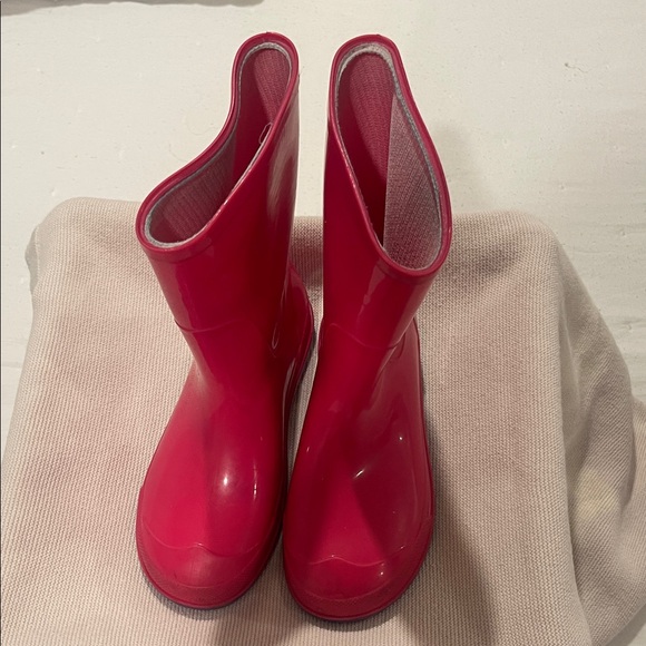Kids' Pink Rain Boots - Picture 1 of 4